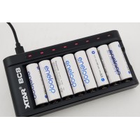 XTAR BC8 Punjač AA AAA 1.2V NiMh i 1.5V Li-Ion Baterija
