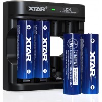 XTAR LC4 Punjač Li-Ion 1.5V AA AAA Baterija LED Indikator