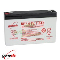 GENESIS NP7-6 6V 7Ah SLA VRLA AGM BATERIJA ENERSYS 3FM7