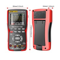 ANENG AOS02 Osciloskop Unimer Ohm AC/DC Napon Temp 10MHZ