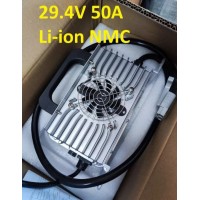 24V 50A Punjač LI-ion NMC Baterija Alumunijumski 29.4v